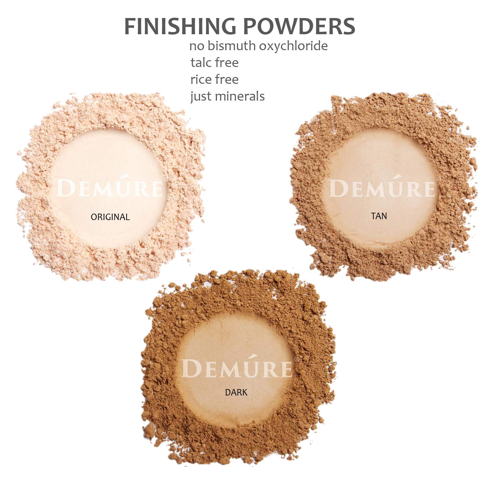DEMÚRE powder boosts makeup longevity without heaviness.