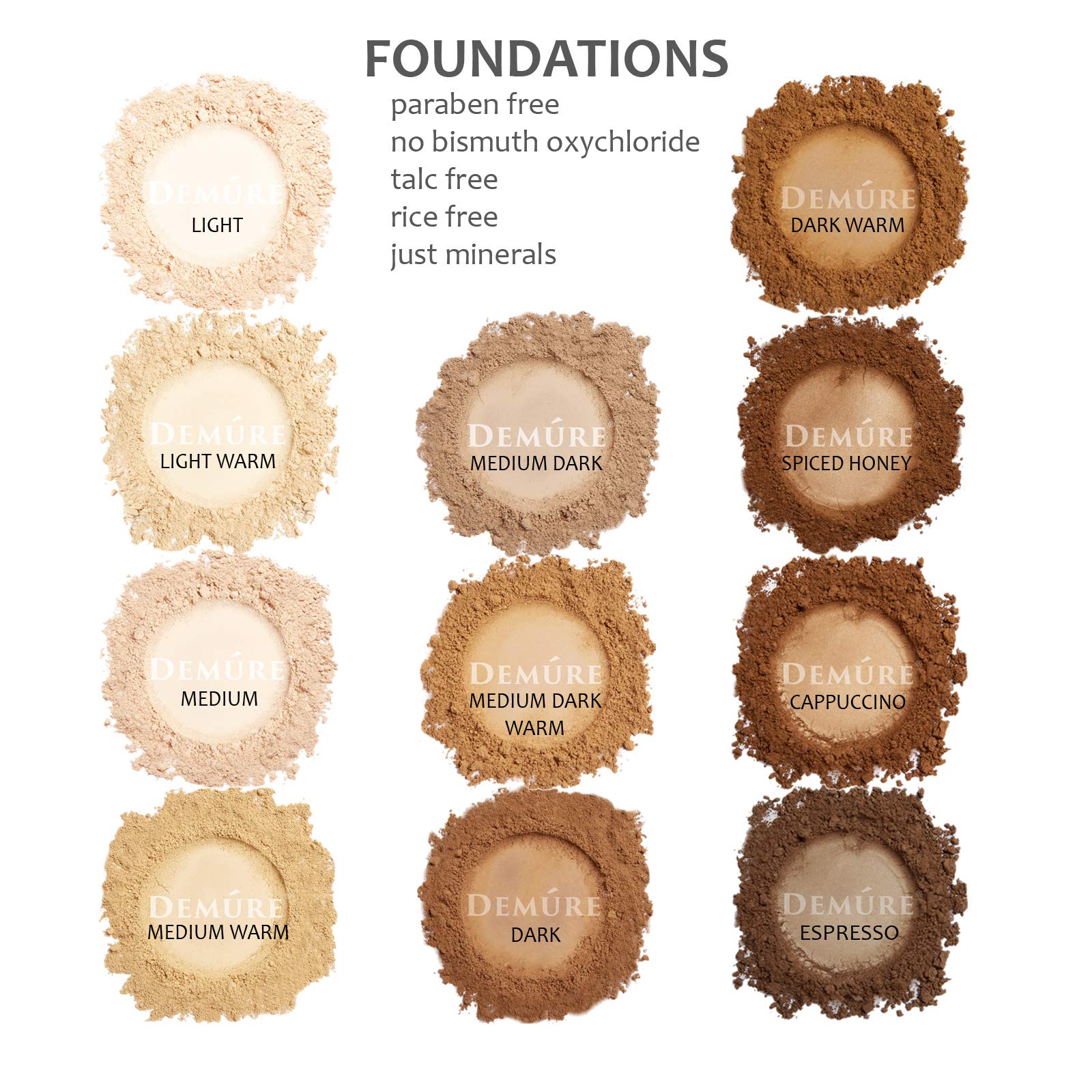 Demure Mineral Powder brush application demonstrates easy blending for a natural finish.