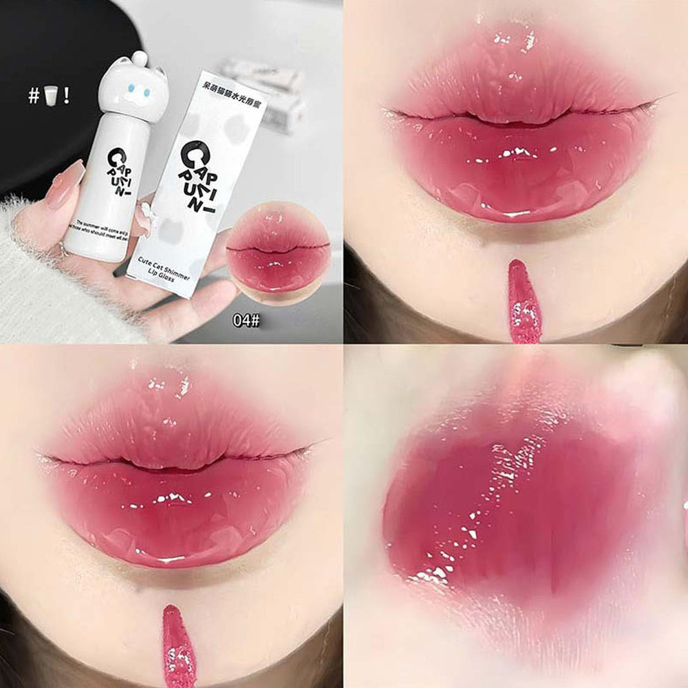 DENESTUP 4-colors palette lip gloss offers versatile daily shade options.