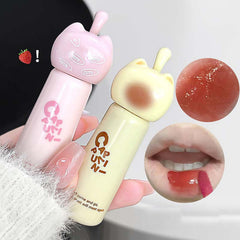 DENESTUP clear glossy finish lip gloss delivers a glass-like shine for layered looks.