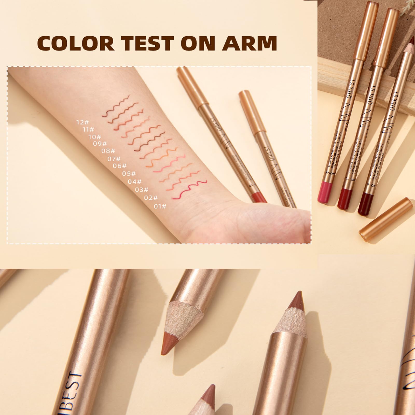 DENESTUP gift-ready lip liner set ideal for stylish gifting.