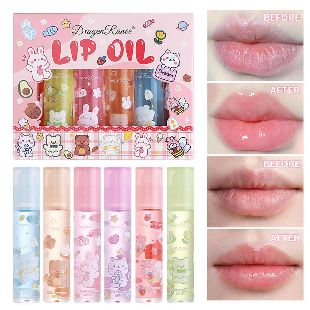 DENESTUP lip gloss application shown for easy, precise touch-ups.