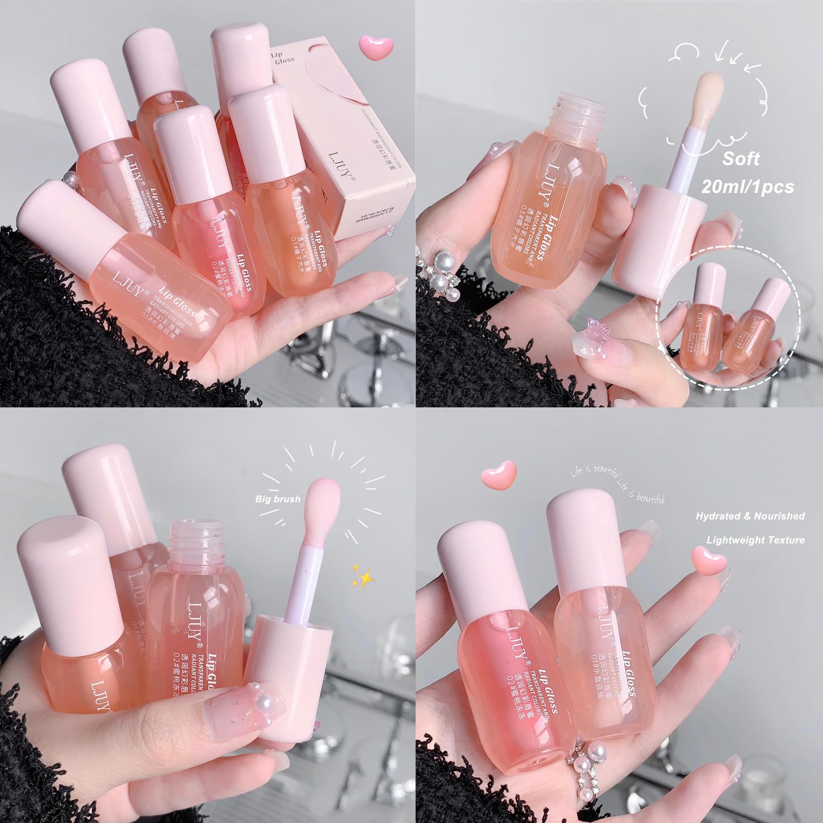 DENESTUP teen-friendly lip oil set shown as everyday beauty ritual