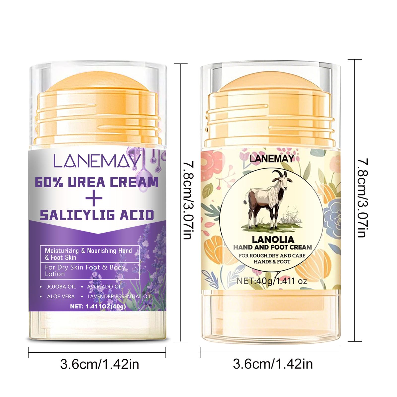 DENESTUP urea cream 60% for feet and hands, everyday care.