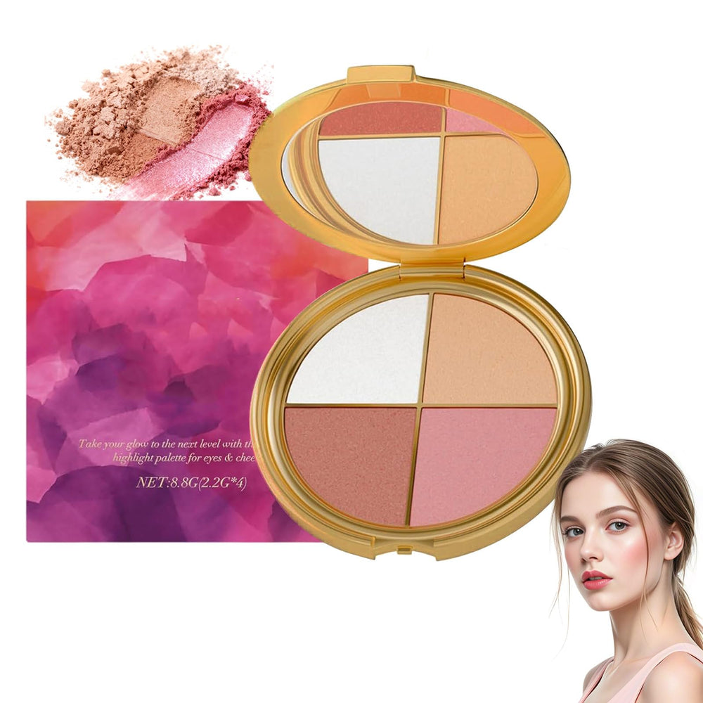 Denir Bonee Eye & Cheek Palette compact for versatile daily eye and cheek looks