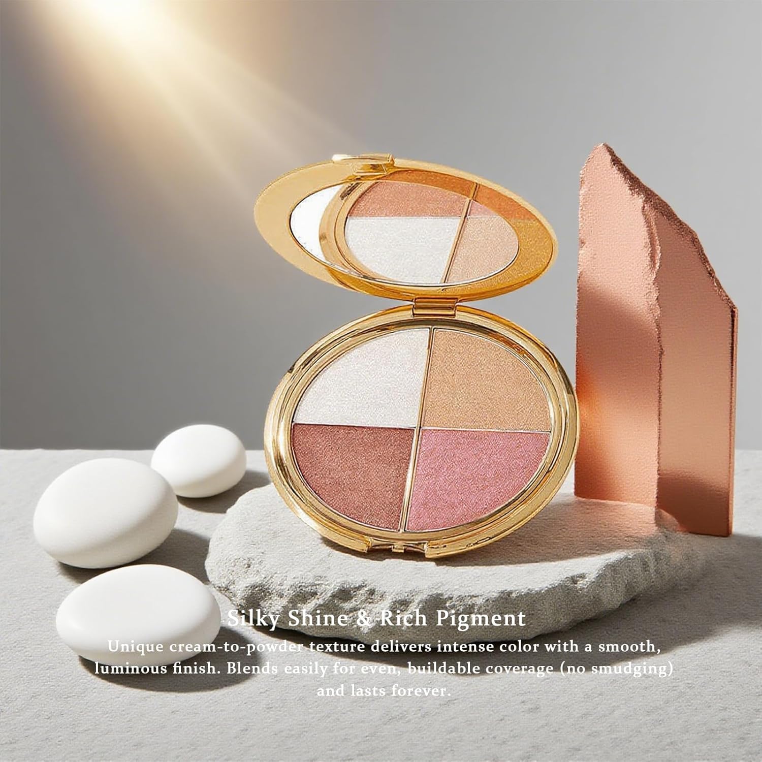 Denir Bonee Soft Matte Highlight shades blend smoothly for effortless contour