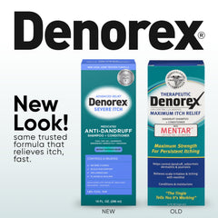 Denorex Advanced Relief conditioner bottle promoting hydration and softness