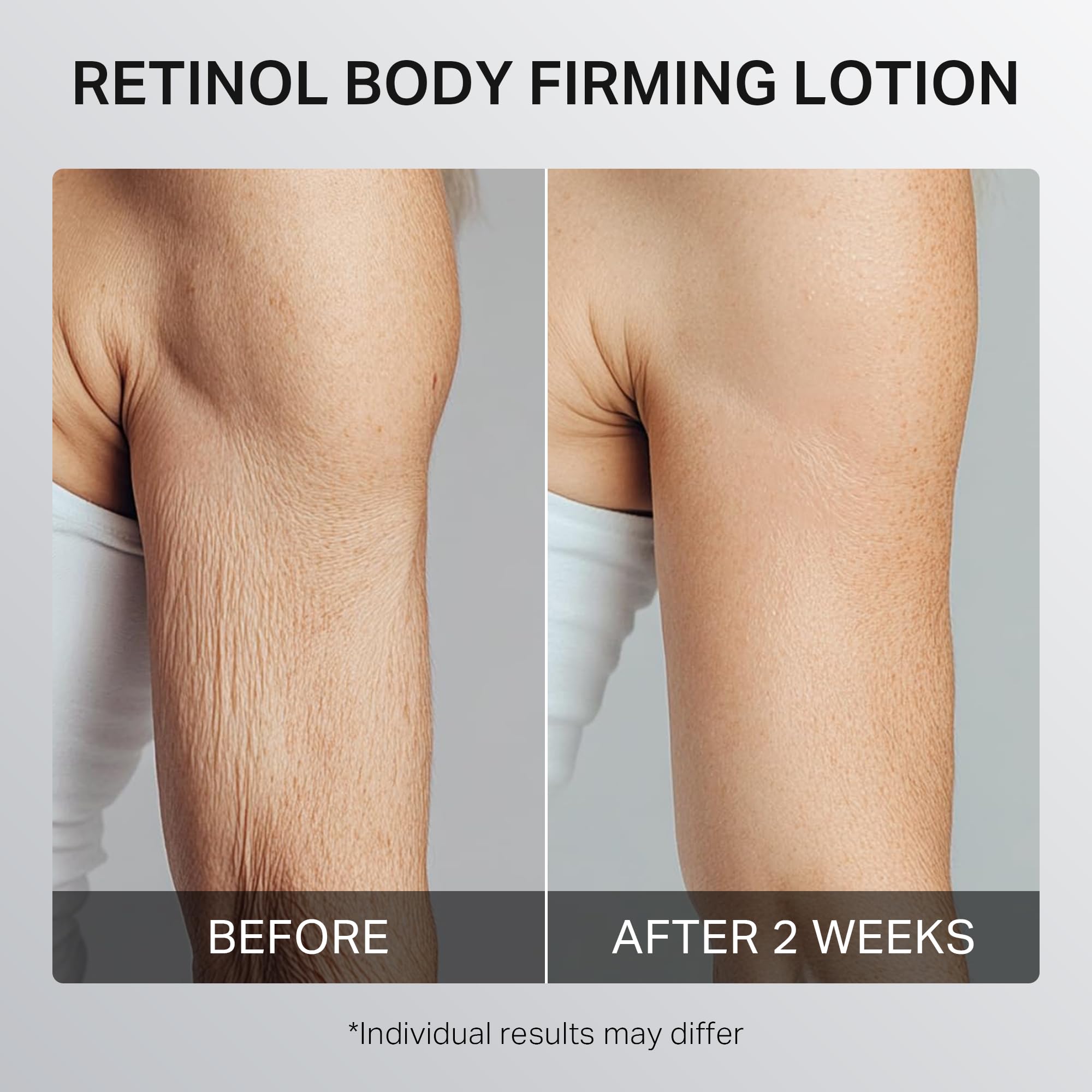 Depology daily body care routine with lotion, towel, and bathroom light