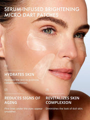Depology Deepcare+ 4-pair eye mask set designed to hydrate tired eyes.