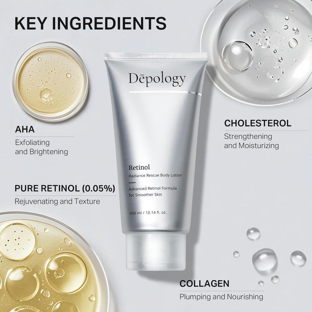 Depology KP-prone area treated with hydrating, smoothing lotion