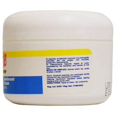Deporte Deodorant Cream 2oz application image displaying smooth, non-sticky feel.