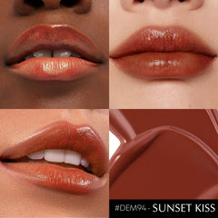 Depuplum brown lipstick close-up with subtle glossy sheen
