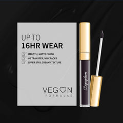 Lip close-up highlighting vegan rose oil and Vitamin E.