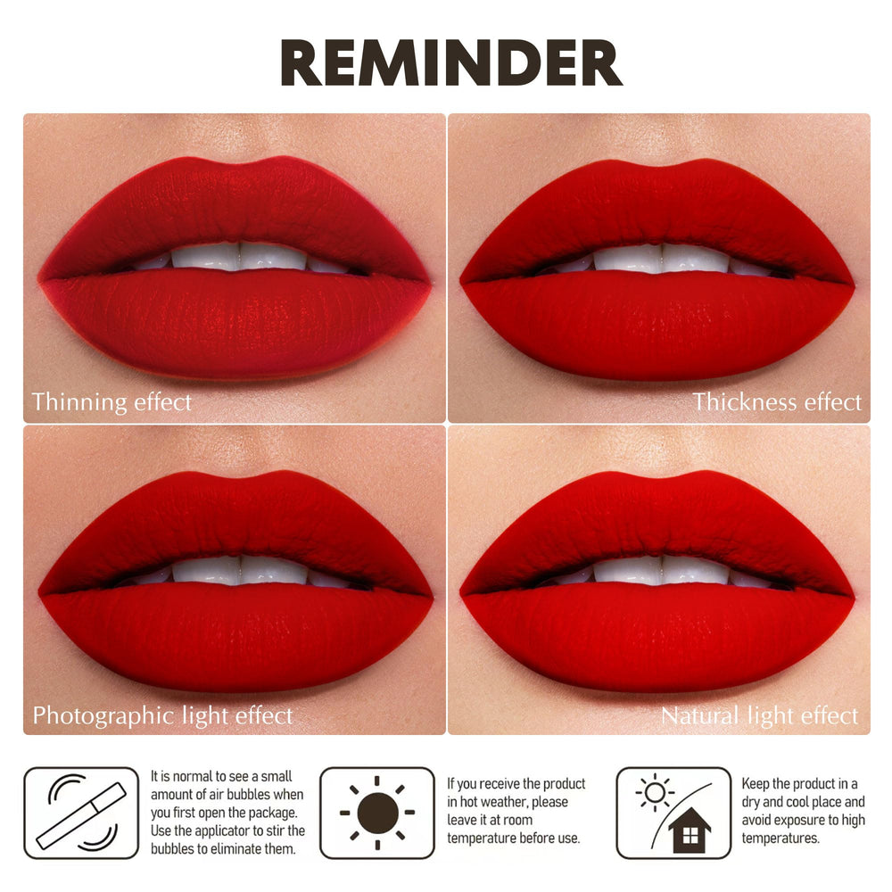 Long-lasting, transfer-free wear test on lips.