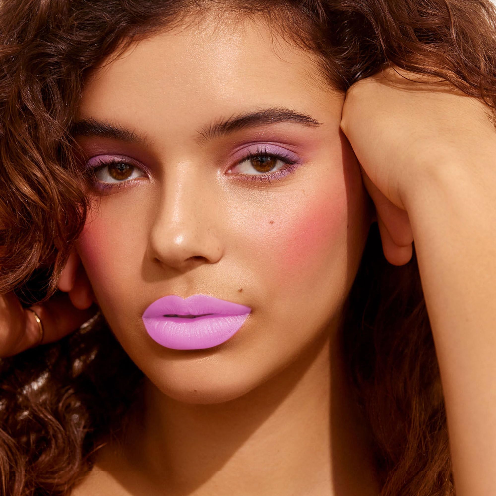 Depuplum DM26 pink shade application with vegan formula feel.