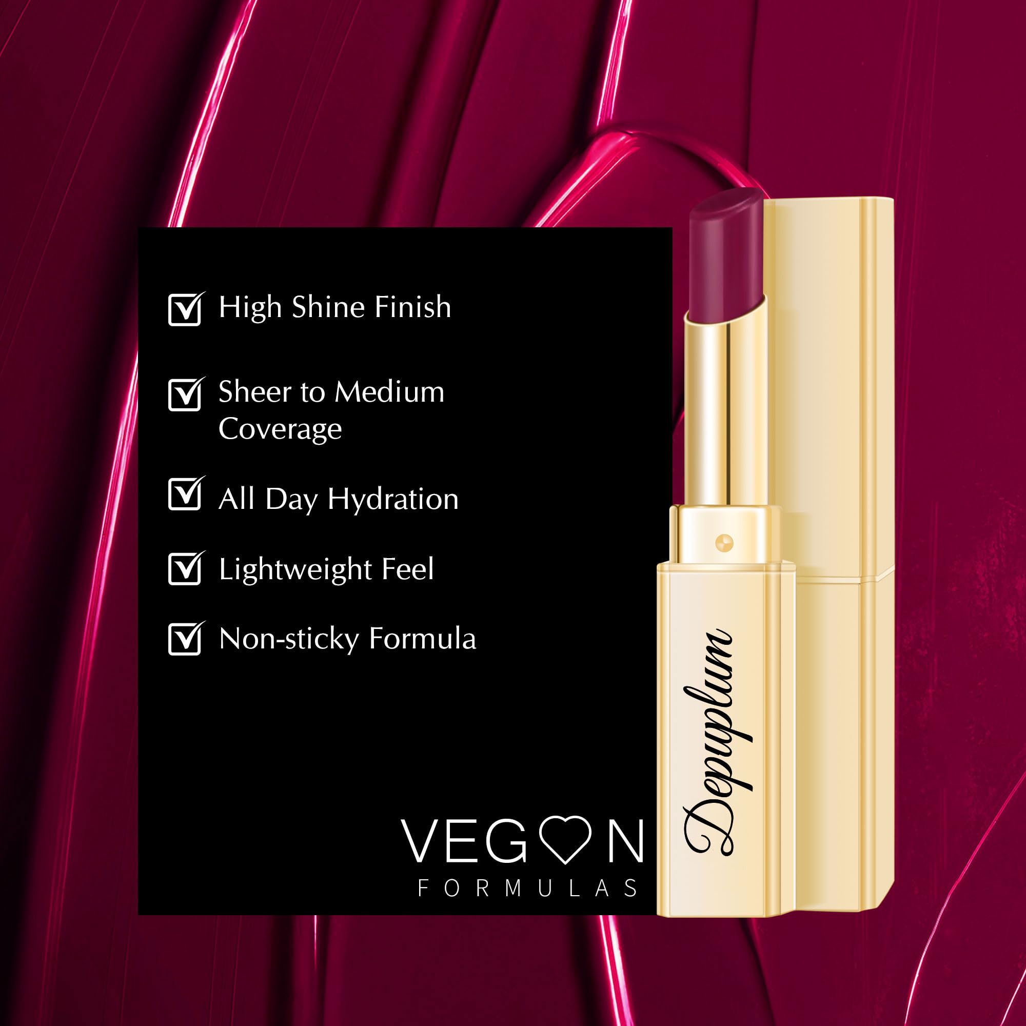 Depuplum swatch showing sheer to medium coverage for daily wear