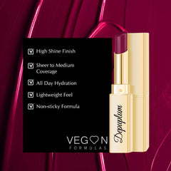 Depuplum swatch showing sheer to medium coverage for daily wear