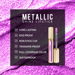 Depuplum satin-smooth lipstick visual 4 showing silky texture and rich color payoff.