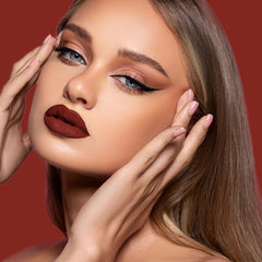 Depuplum Vegan Lipstick with rose oil nourishes lips while you wear