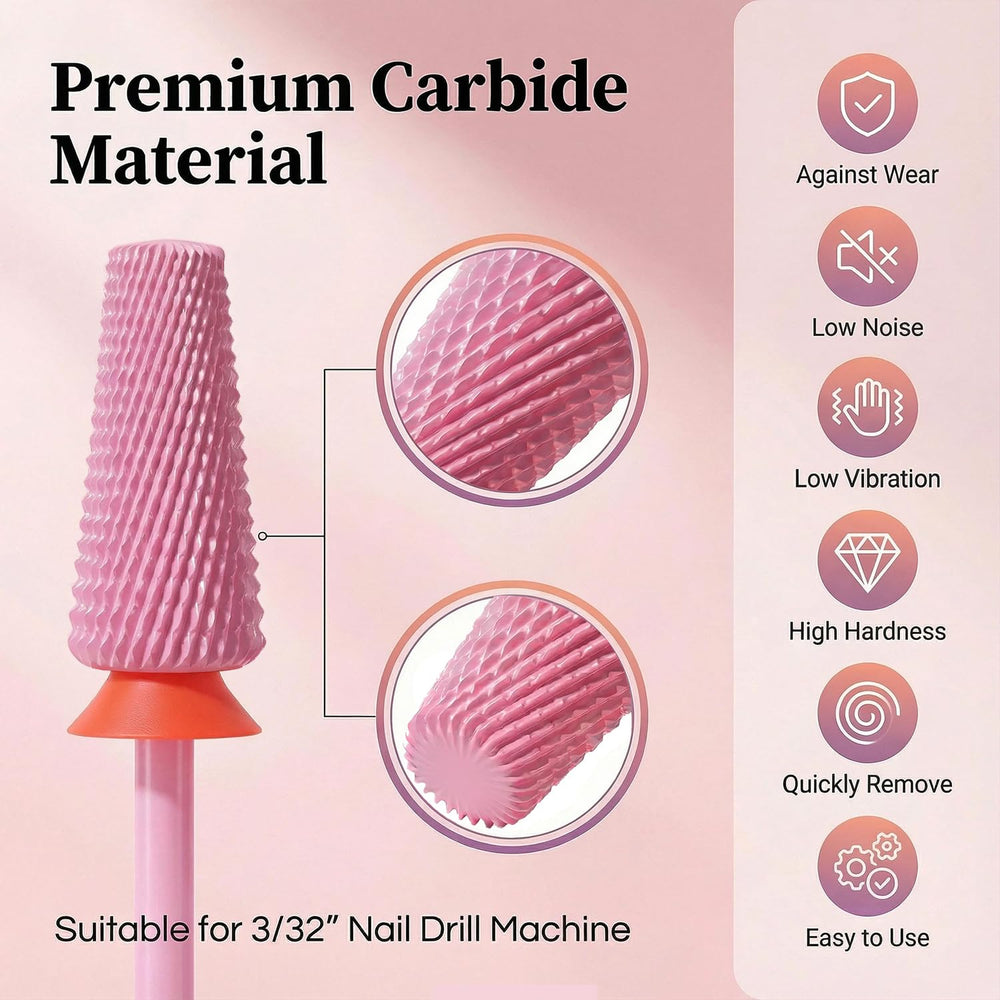 Depvko carbide tungsten nail bit highlights durability and low heat during use.