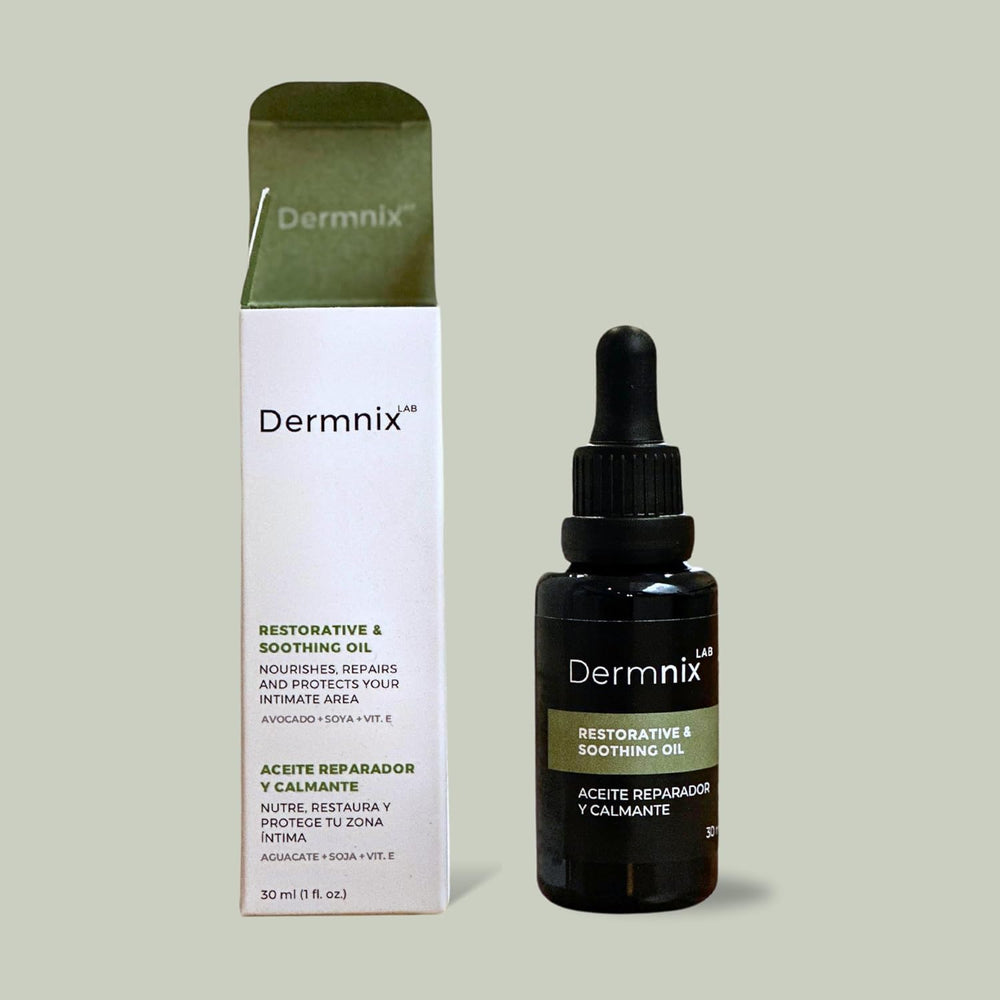 DERM NIX bottle pour demonstrates easy, smooth application for intimate hydration
