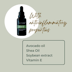 DERM NIX hemp-seed-oil ingredient emphasizes balanced moisture and comfort
