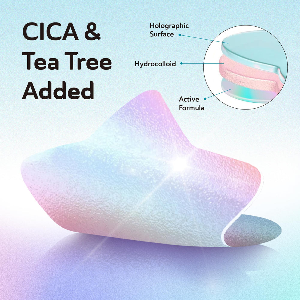 DERMA ANGEL Heart patches close-up for discreet daily patching and calming relief