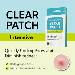 DERMA ANGEL 12mm patch close-up shows ultra-thin invisible patch
