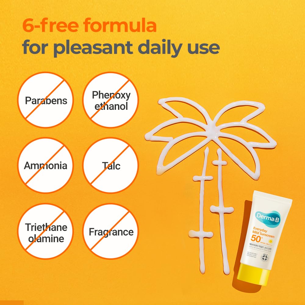 Derma B Everyday Mild Sunscreen offers a matte finish while staying moisturized.