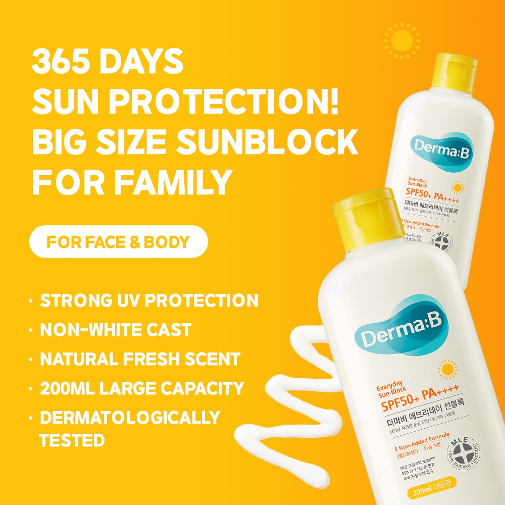 Derma B Everyday Sun Block texture being quickly absorbed into skin