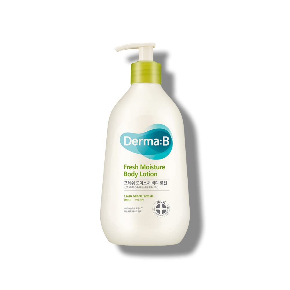 Derma B Fresh Moisture bottle pour delivers quick, refreshing hydration.