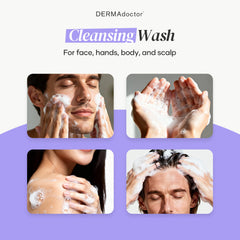 DERMAdoctor 2percent Pyrithione Zinc close-up — targeted anti-itch action.