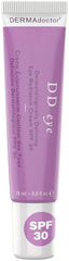 DERMAdoctor caffeine eye cream targets dark circles to brighten and smooth delicate under-eye skin.