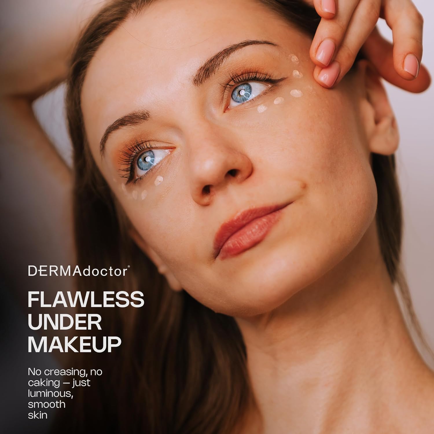 DERMAdoctor tinted eye cream with SPF 30 shields delicate under-eye skin and adds natural coverage.