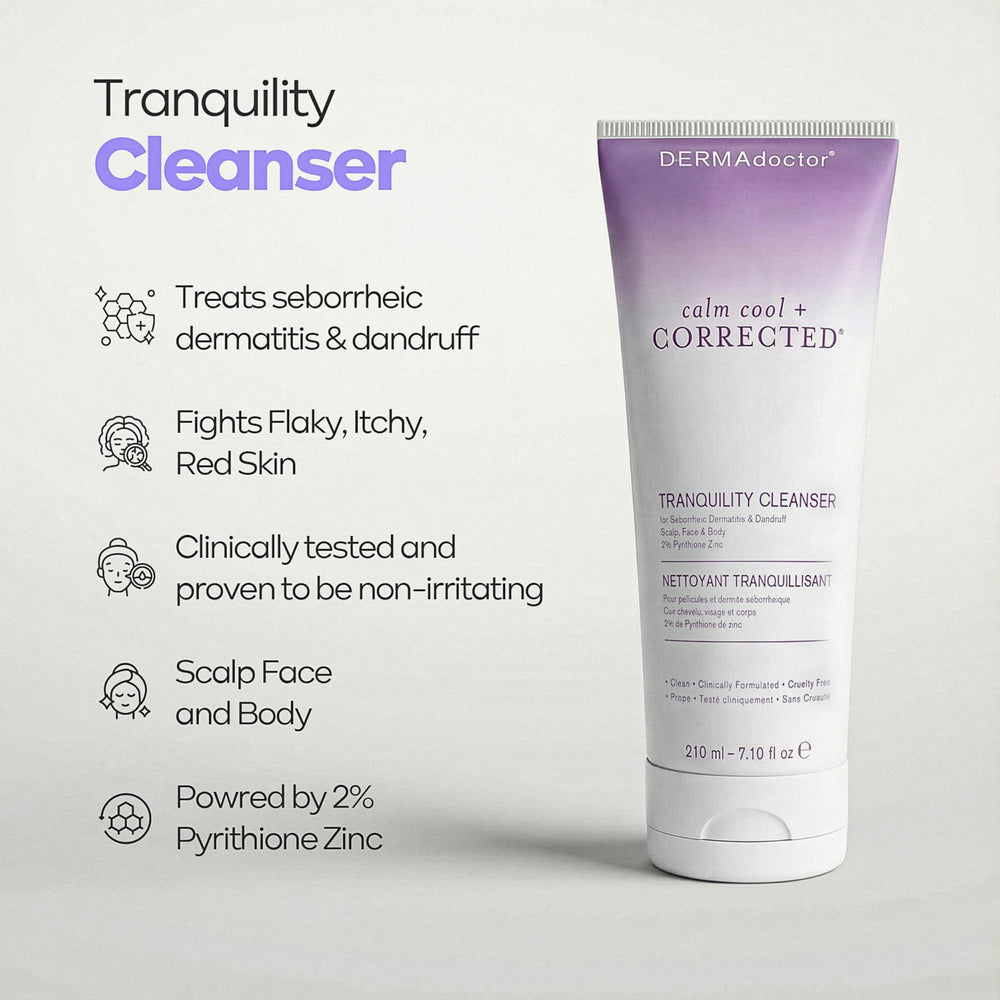 DERMAdoctor Face-Body-Scalp Wash application — daily versatile cleanse.