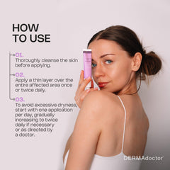 DERMAdoctor white tea extract ingredient emphasizes gentle soothing properties