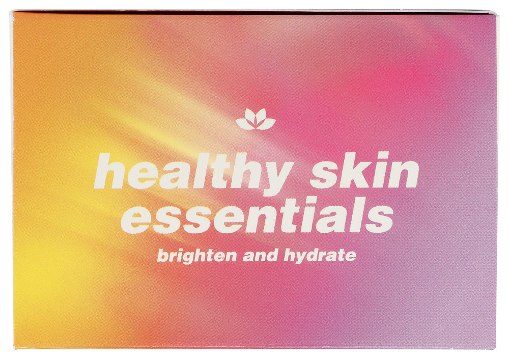 Derma E kit beside towels and plant evoking a calm home routine.