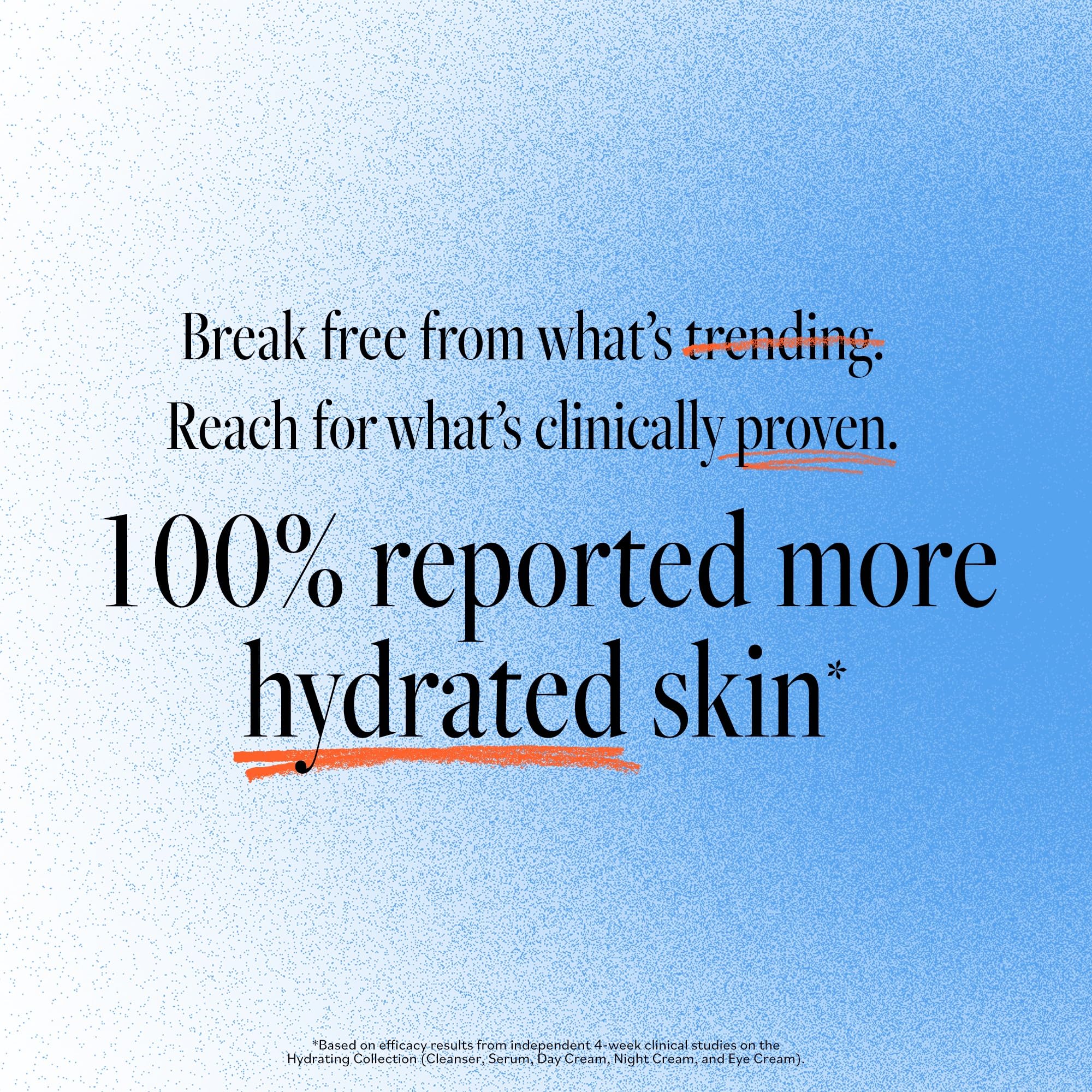 Derma E Hydrating Eye Cream close-up texture showing smooth, light-reflecting finish