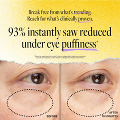 Derma E Hydrogel under-eye patches close-up delivering hydrating nourishment.
