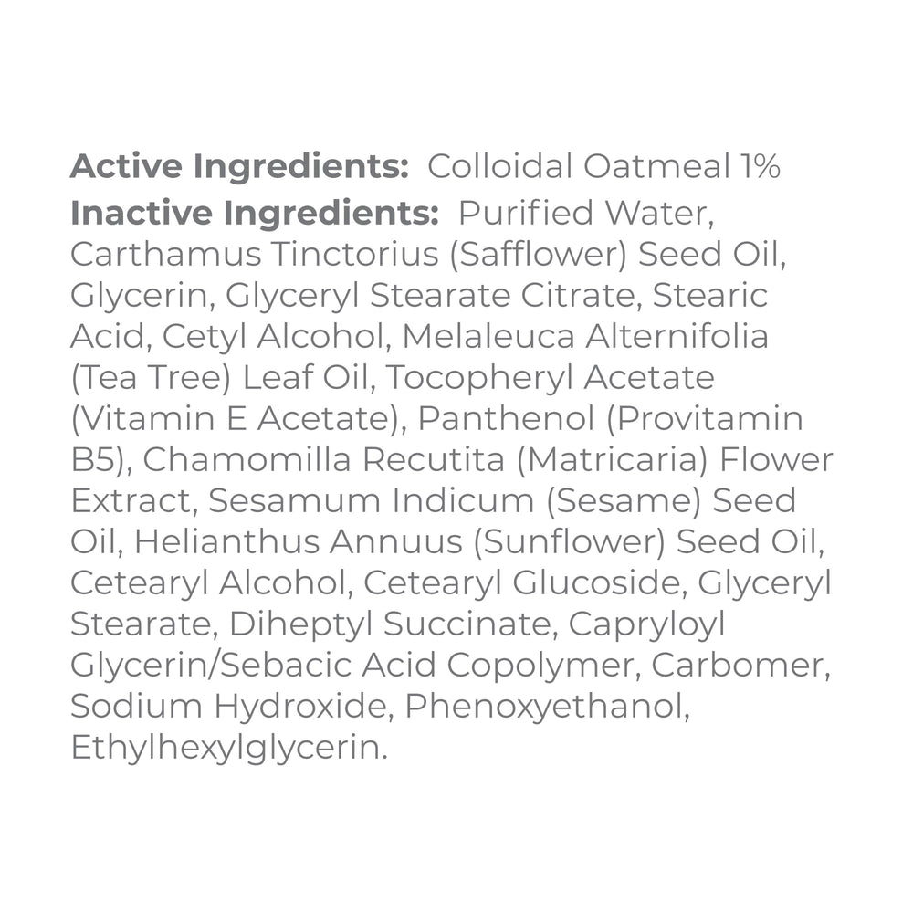 Derma E Itch Relief Lotion texture closeup indicating fast absorption.