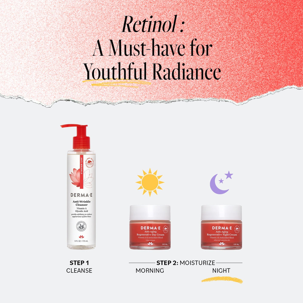 Derma E lavender oil infusion promoting clear, balanced skin overnight.