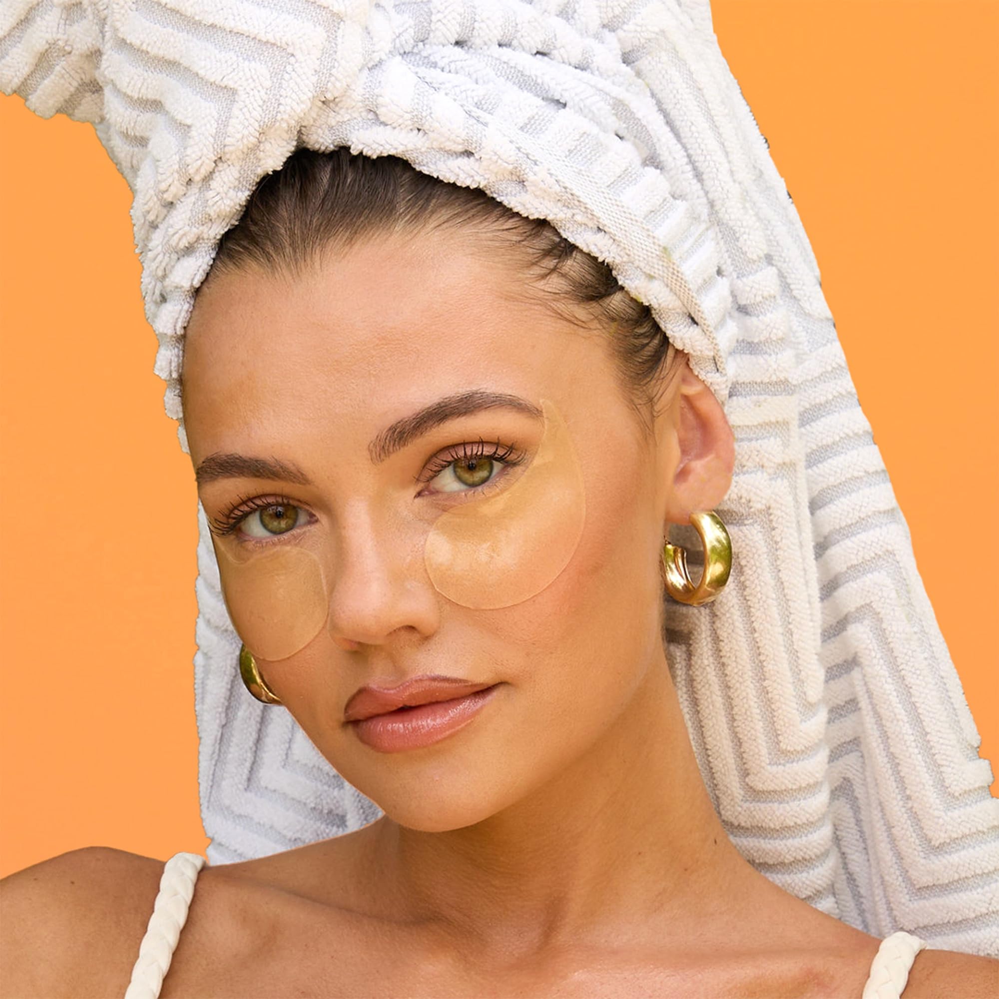 Derma E vegan, cruelty-free eye patches suitable for sensitive skin.
