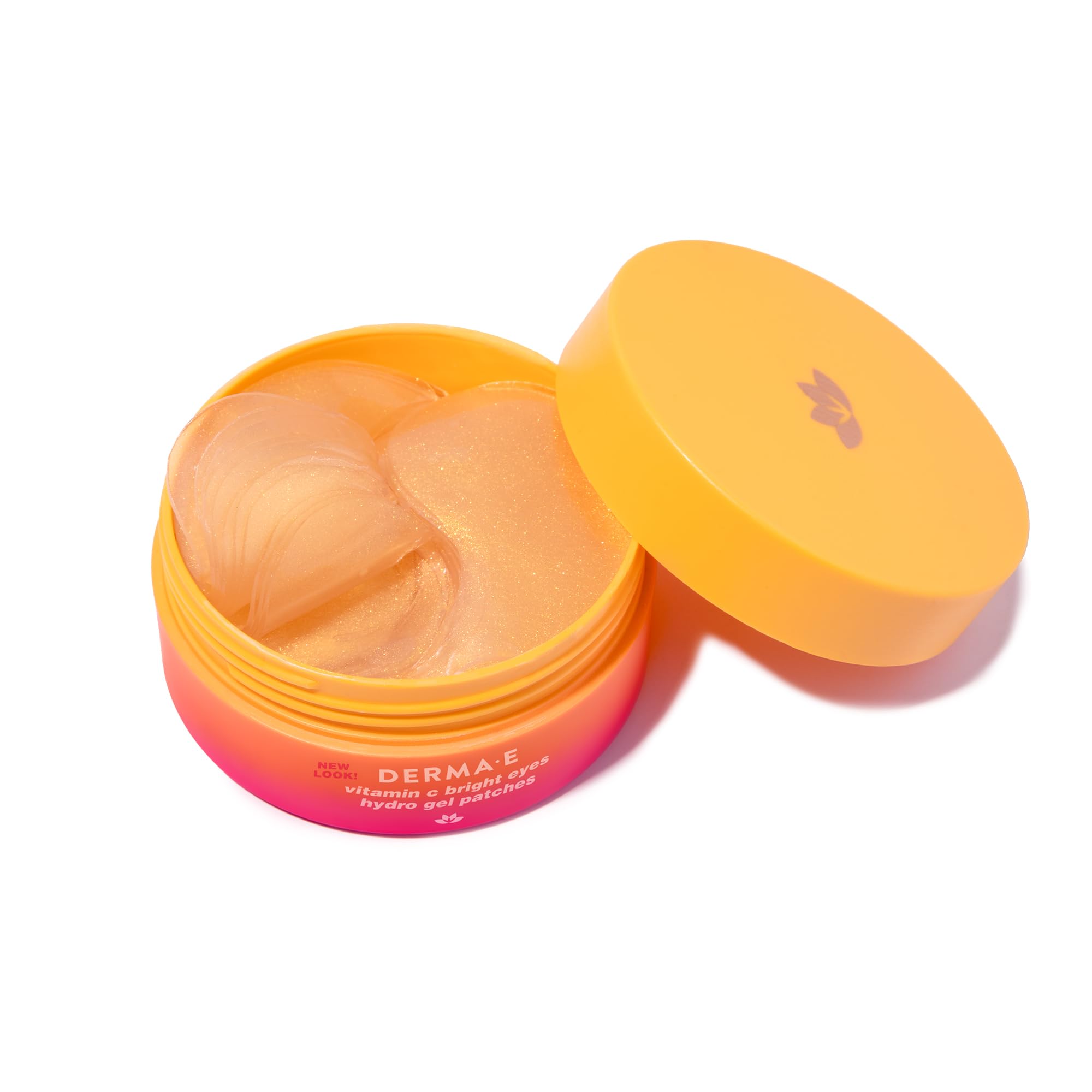 Derma E Vitamin C Bright Eyes patches in a pack, ready to hydrate the under-eye area.