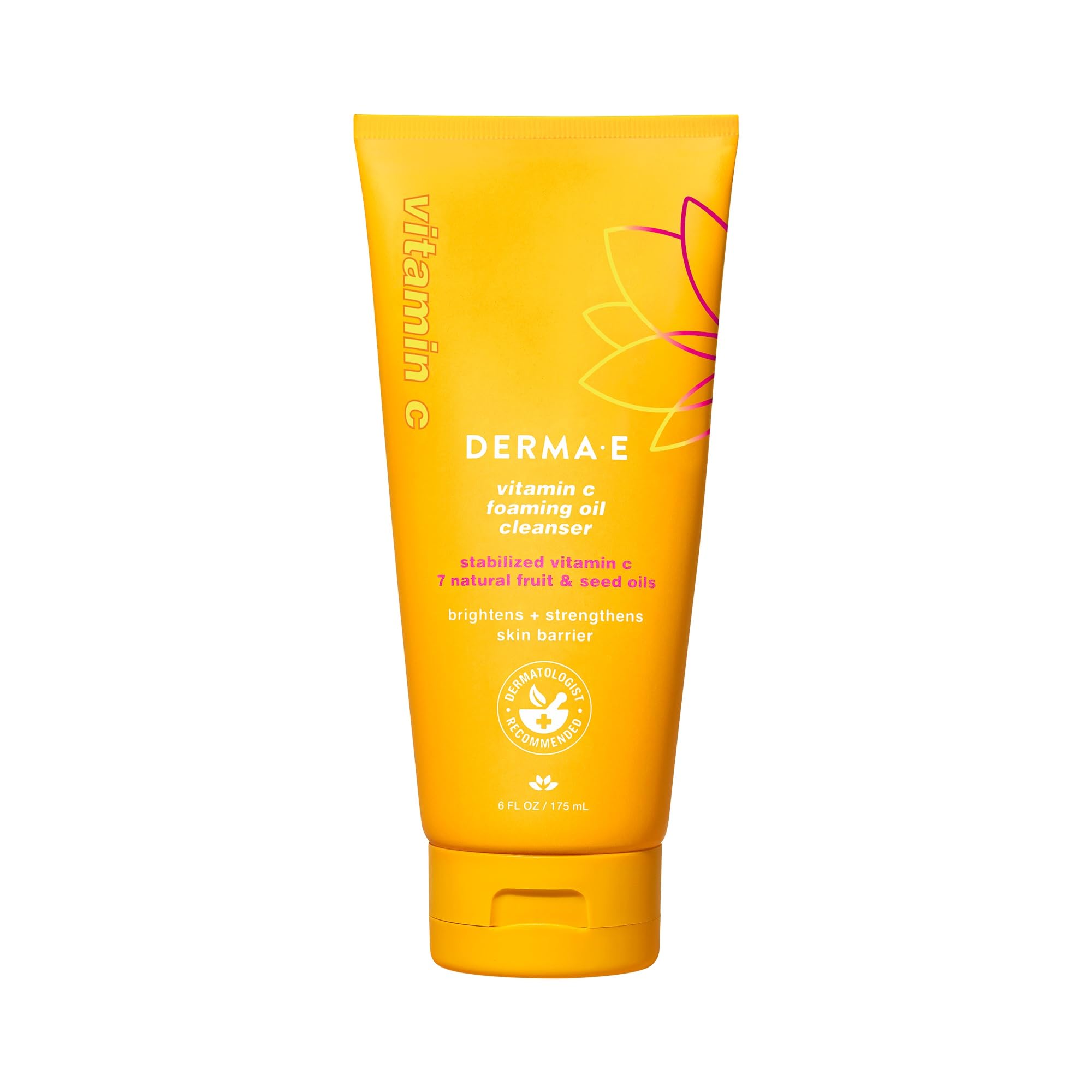 Derma E Vitamin C Foaming Oil Cleanser recyclable packaging appeals to eco-minded shoppers