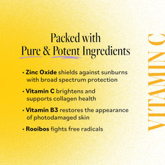 Derma E Vitamin C sunscreen with mineral protection and zinc oxide