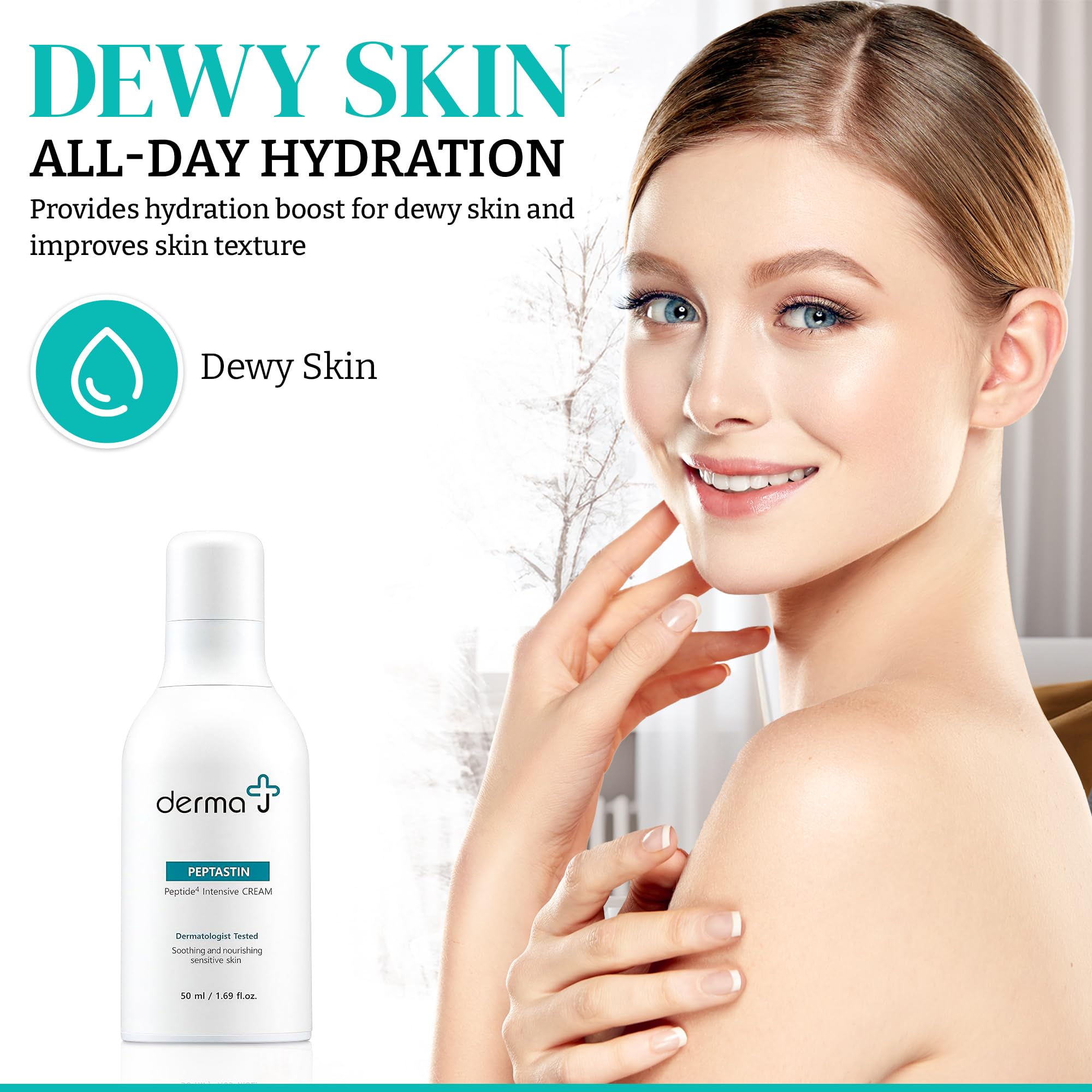 Close-up of Derma J Premium Face Cream suggesting brightening potential