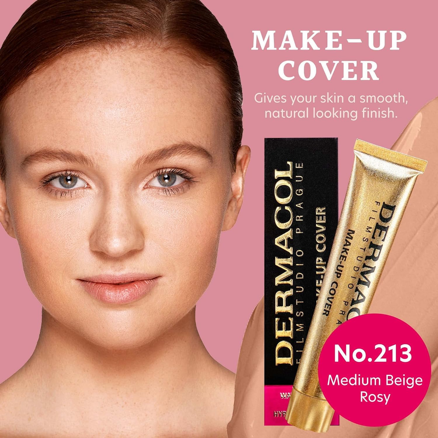 Dermacol bottle with SPF label emphasizes practical sun protection during daily activities