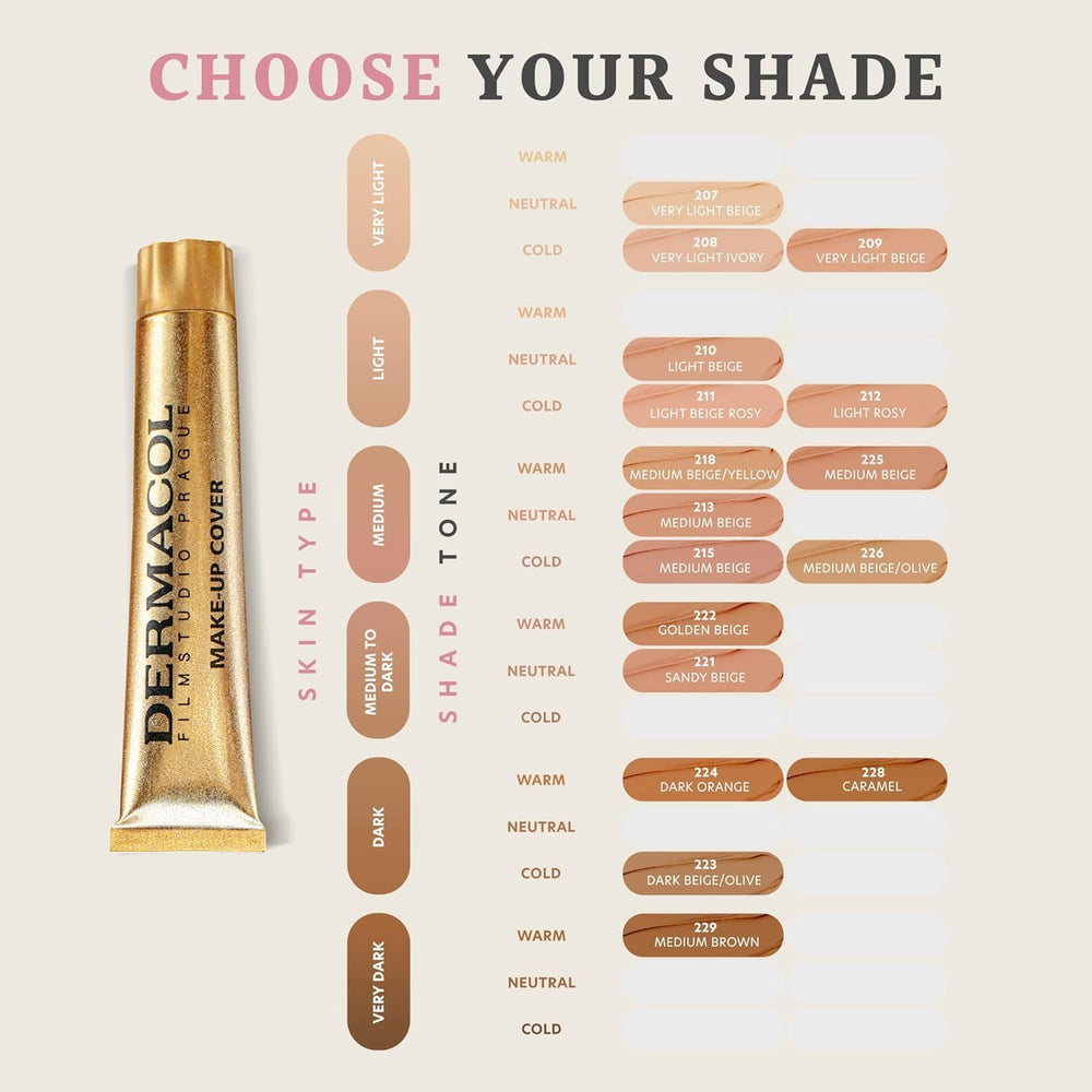 Dermacol day-long wear matte finish demonstration.