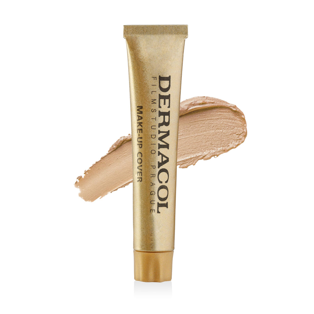 Dermacol shade 226 swatches showing versatile match for light to medium skin