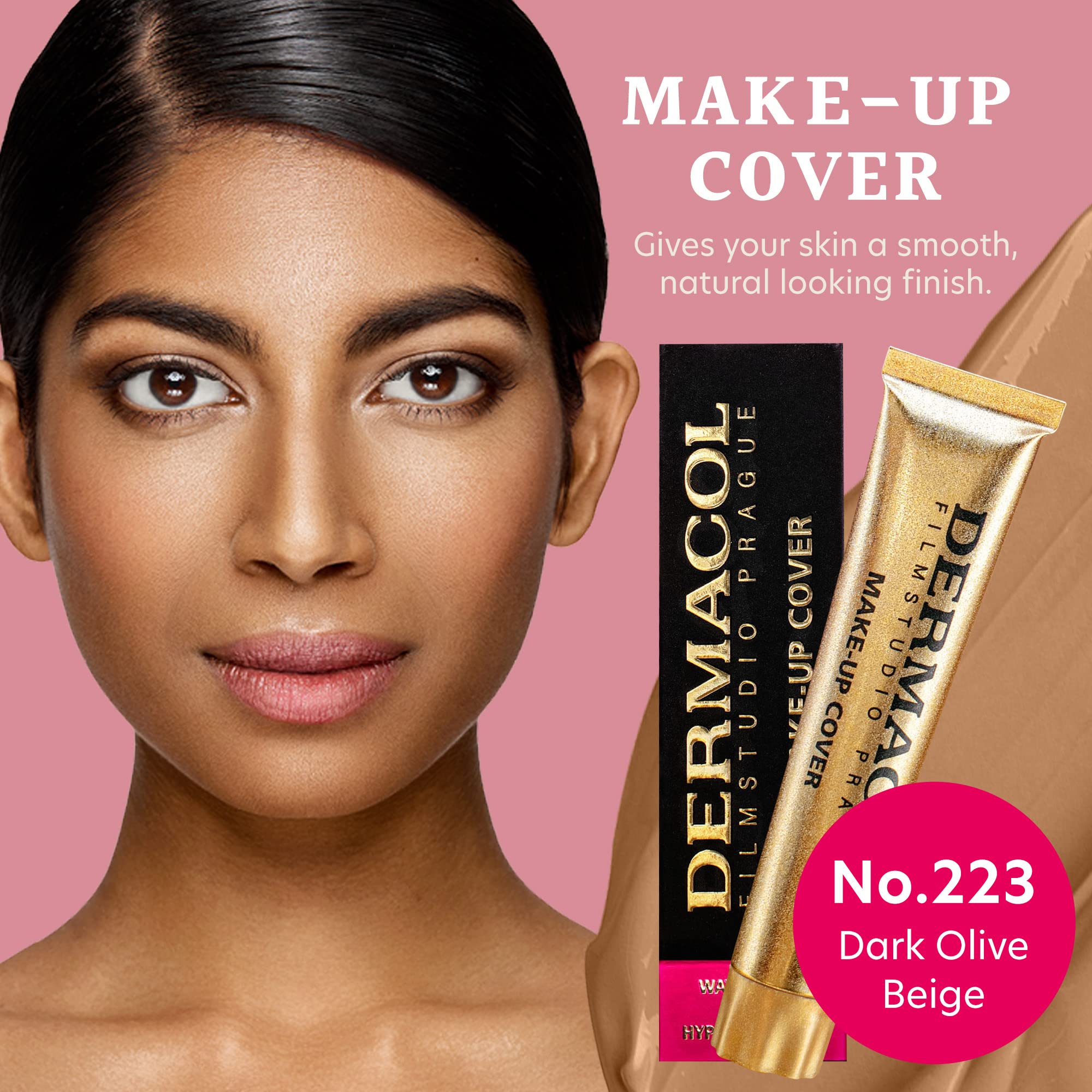 Dermacol matte foundation texture appears silky for oil control